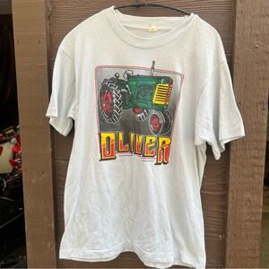 Screen Stars Vintage Single Stitch Oliver Tractor Tee! 🚜 ✌️